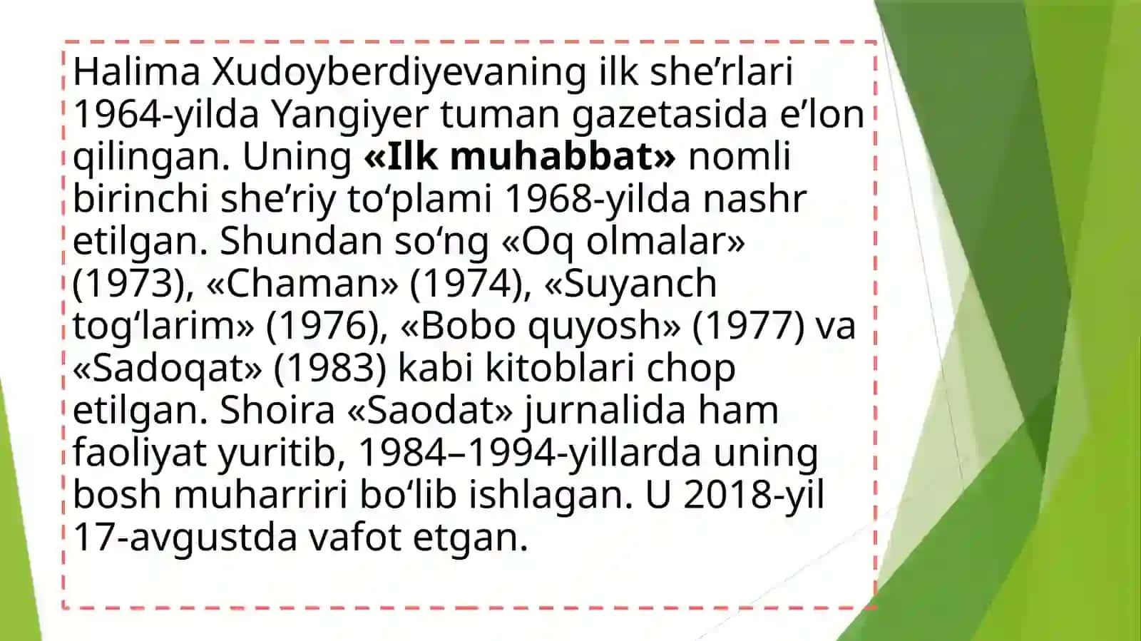 Halima Xudoyberdiyeva she’riyati 4