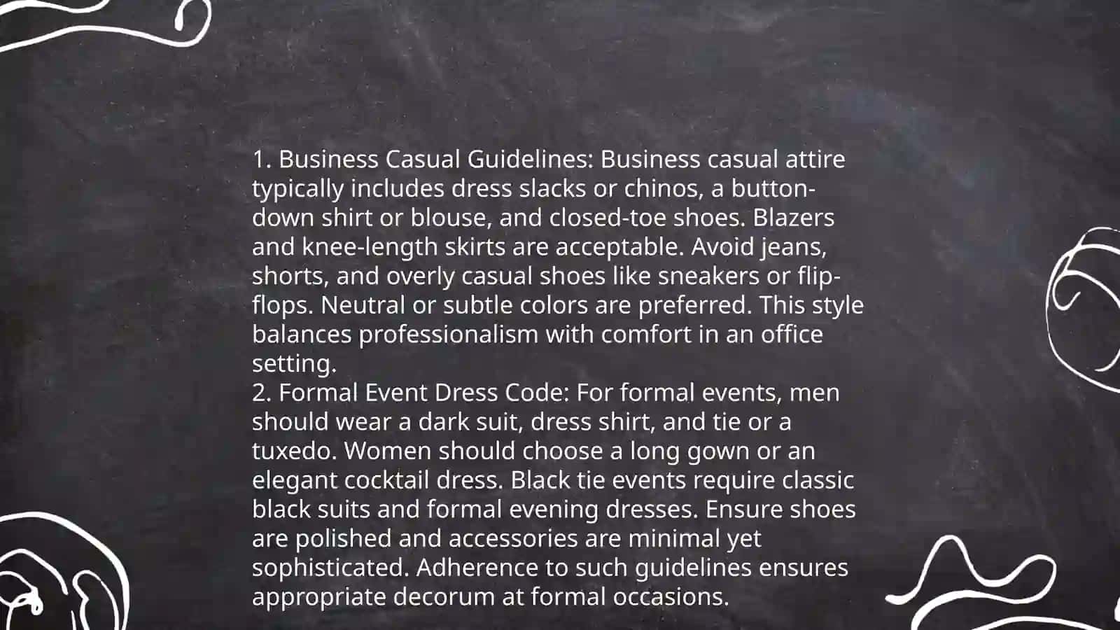 Work-place etiquette 4