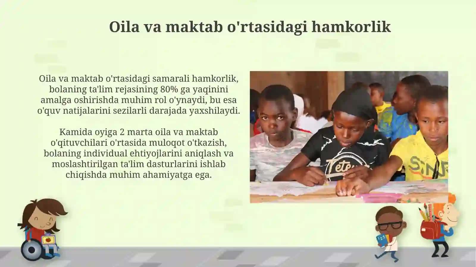 Individual ta'lim rejalari (ITR)ni ishlab chiqish va amalga oshirish 4