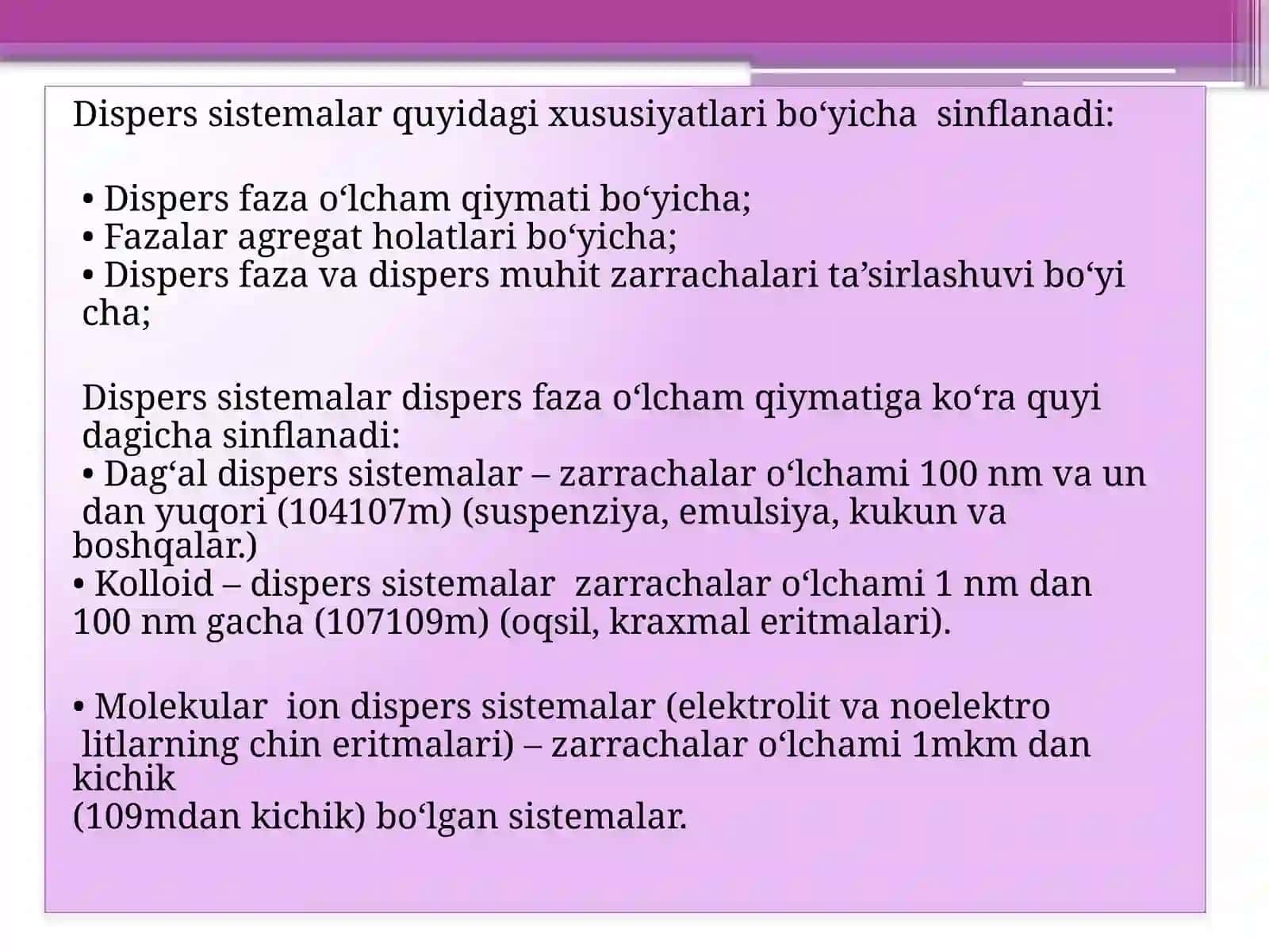 Dispers sistemalar va kolloiderit malumotnomasi 4