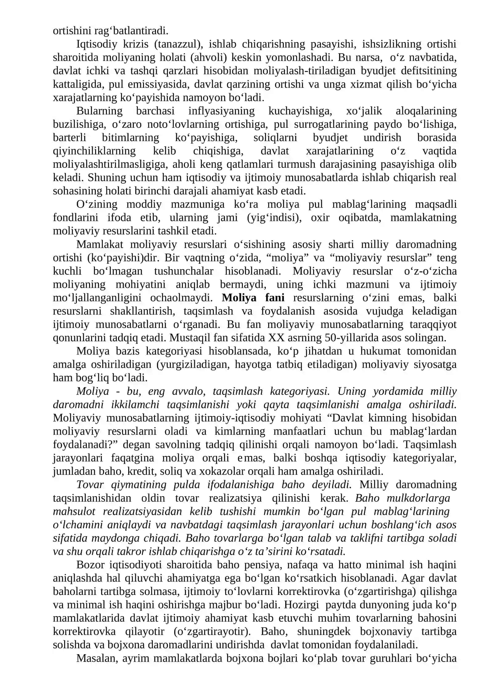 Moliyaning mohiyati va funksiyalari 4