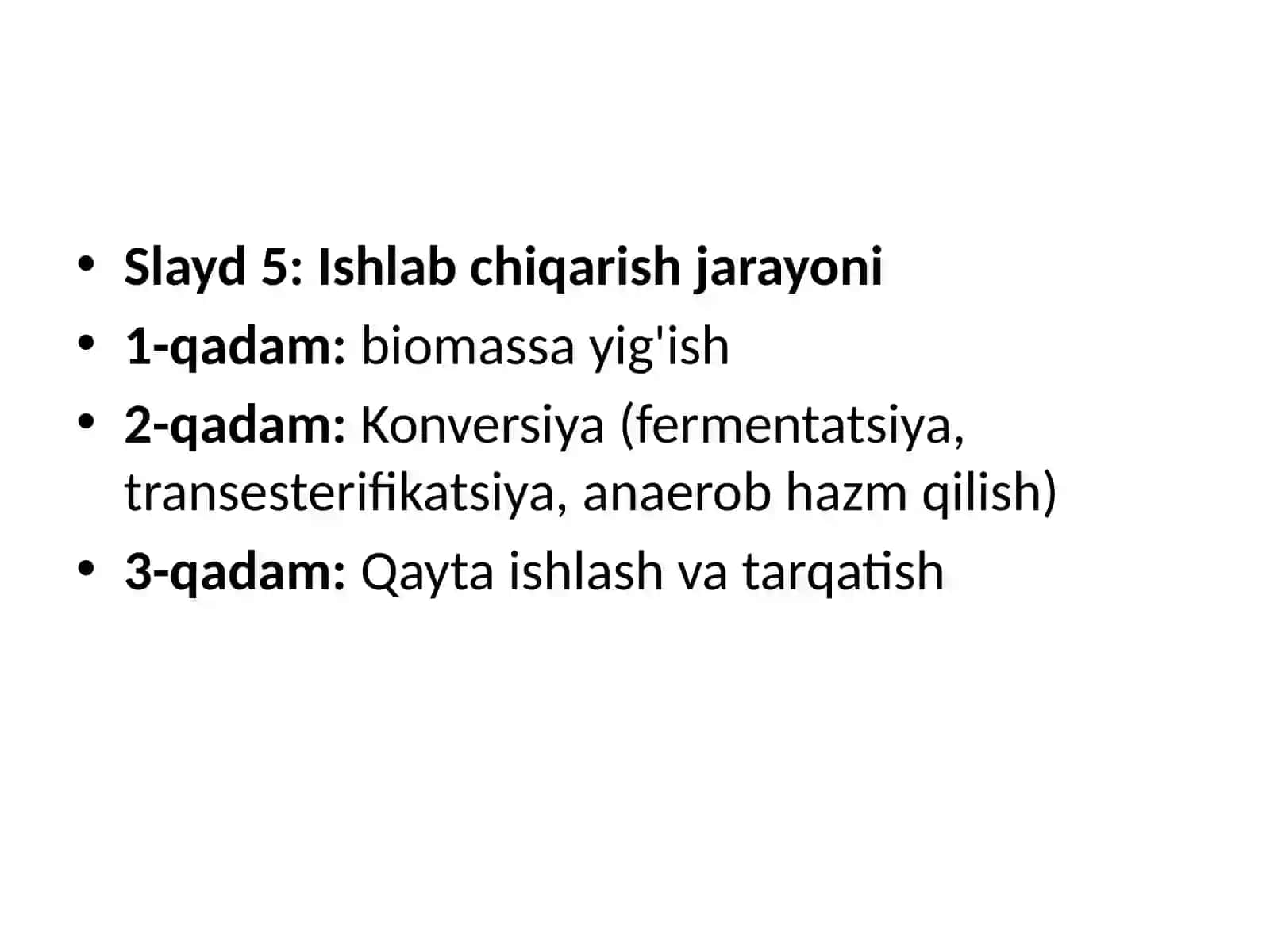 Bioyoqilg'i turlari 4