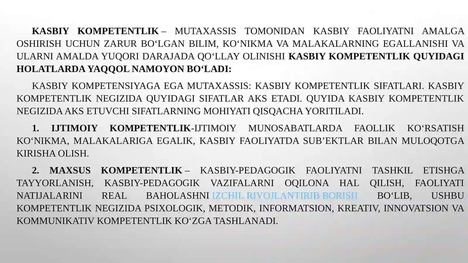 Dars Texnologiya va Mashg'ulotlarini Tashkil Etmish 4