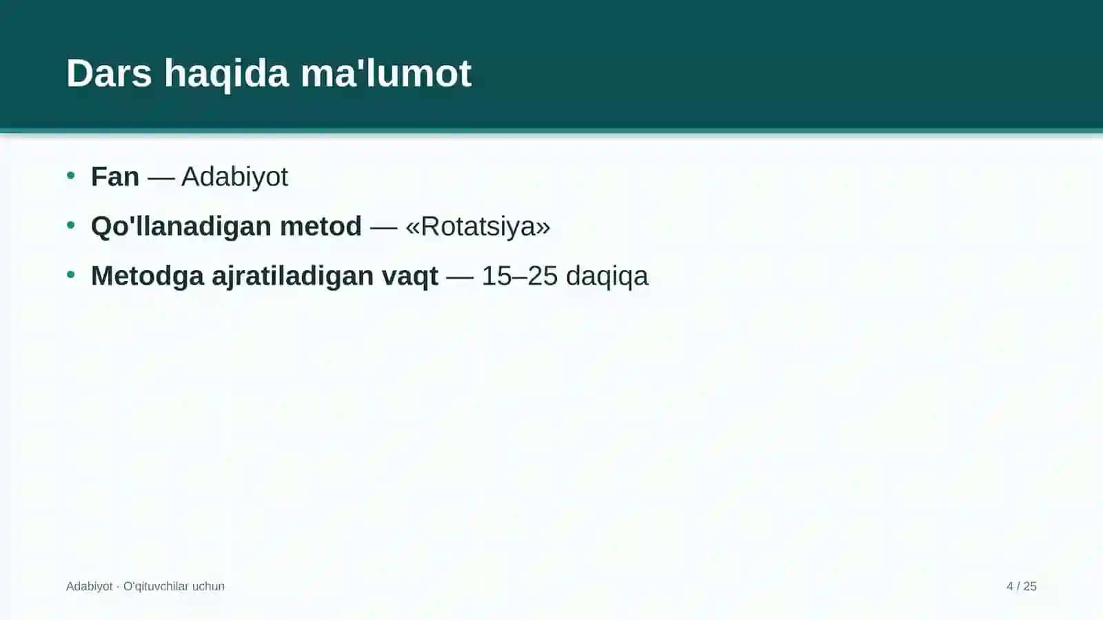 adabiyot darslarida rotatsiya metodidan foydalanish 1750 4