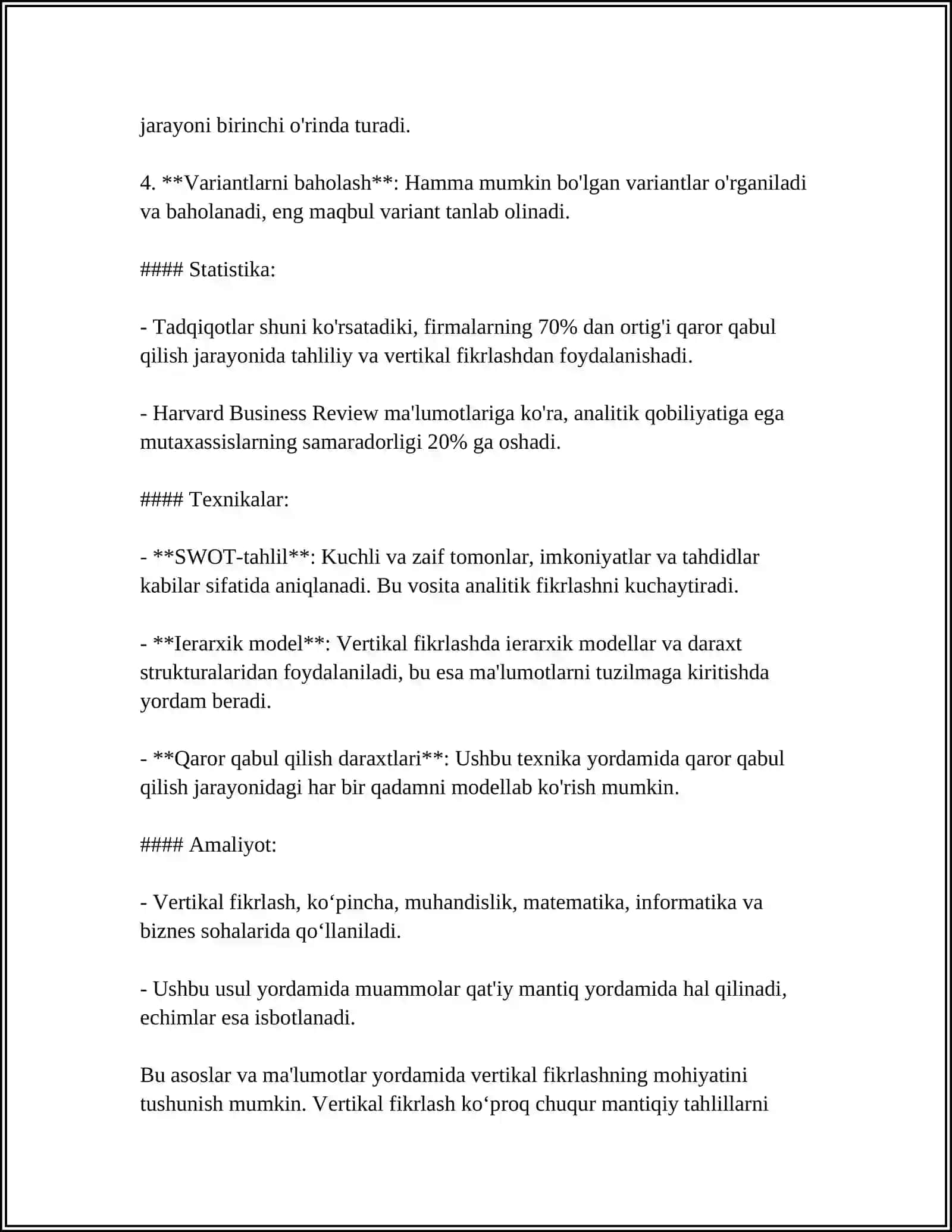 VERTIKAL FIKRLASH 4