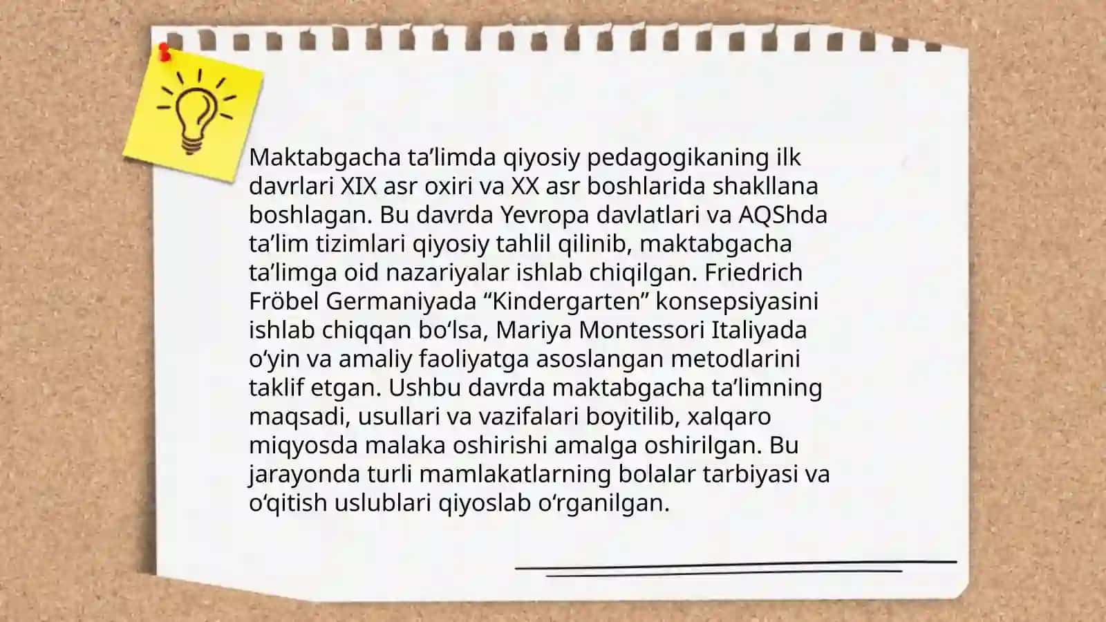 Qiyosiy pedagogika fanining rivojlanish bosqichlari 4