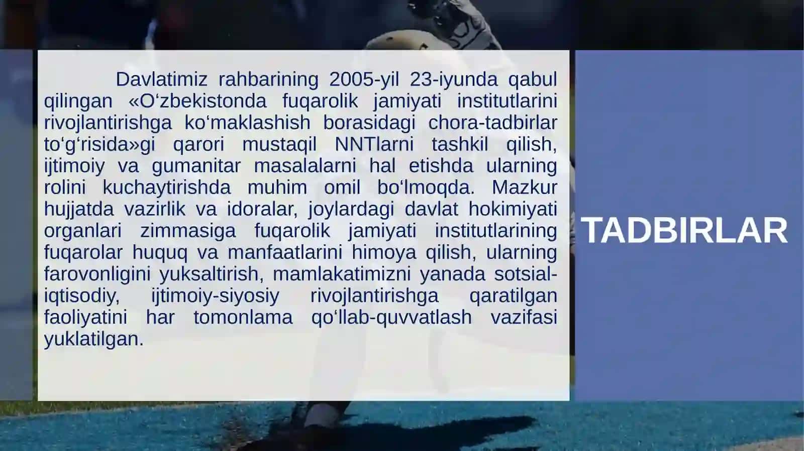 Nodavlat notijorat tashkilotlarining ijtimoiy himoya va manzilli ijtimoiy yordamni amalga oshirishdagi ishtiroki 4