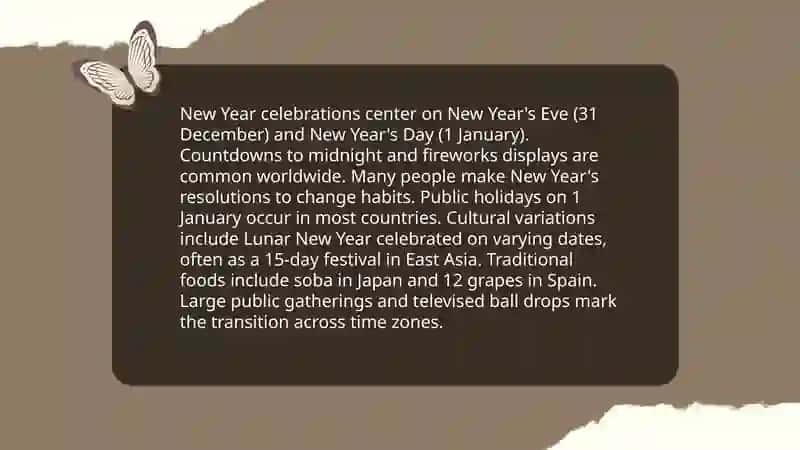 Festivals and holidays 4