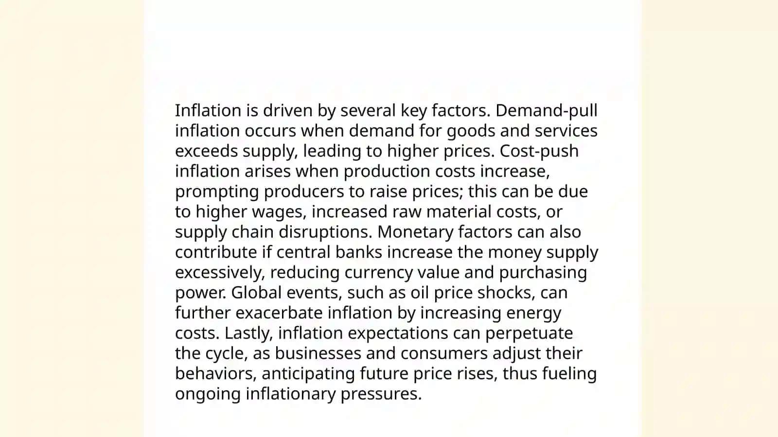 Inflation and anti-inflation policy 4
