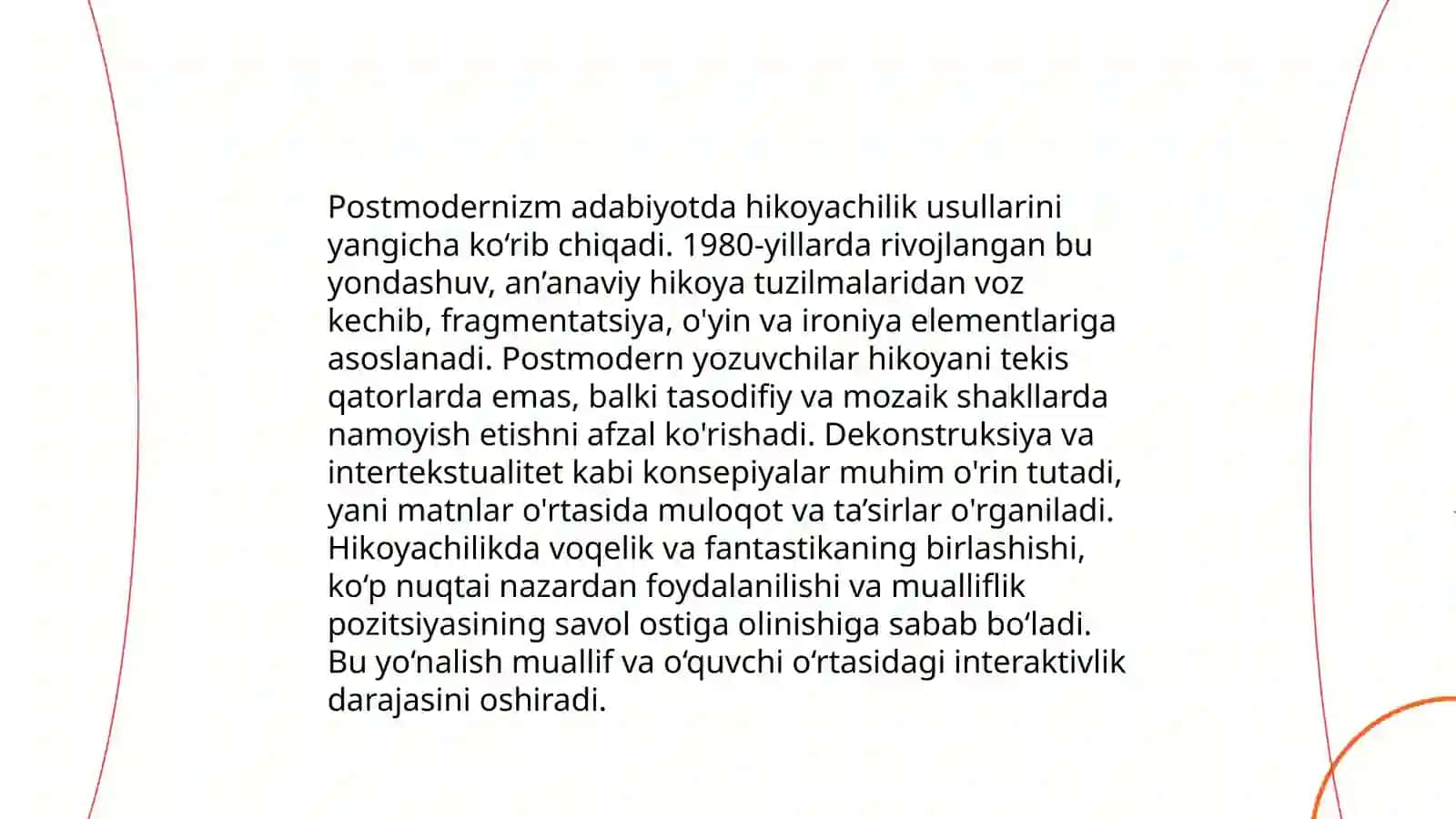 Hozirgi o‘zbek nasri hikoyachilikning yangilanish tamoyillari 4