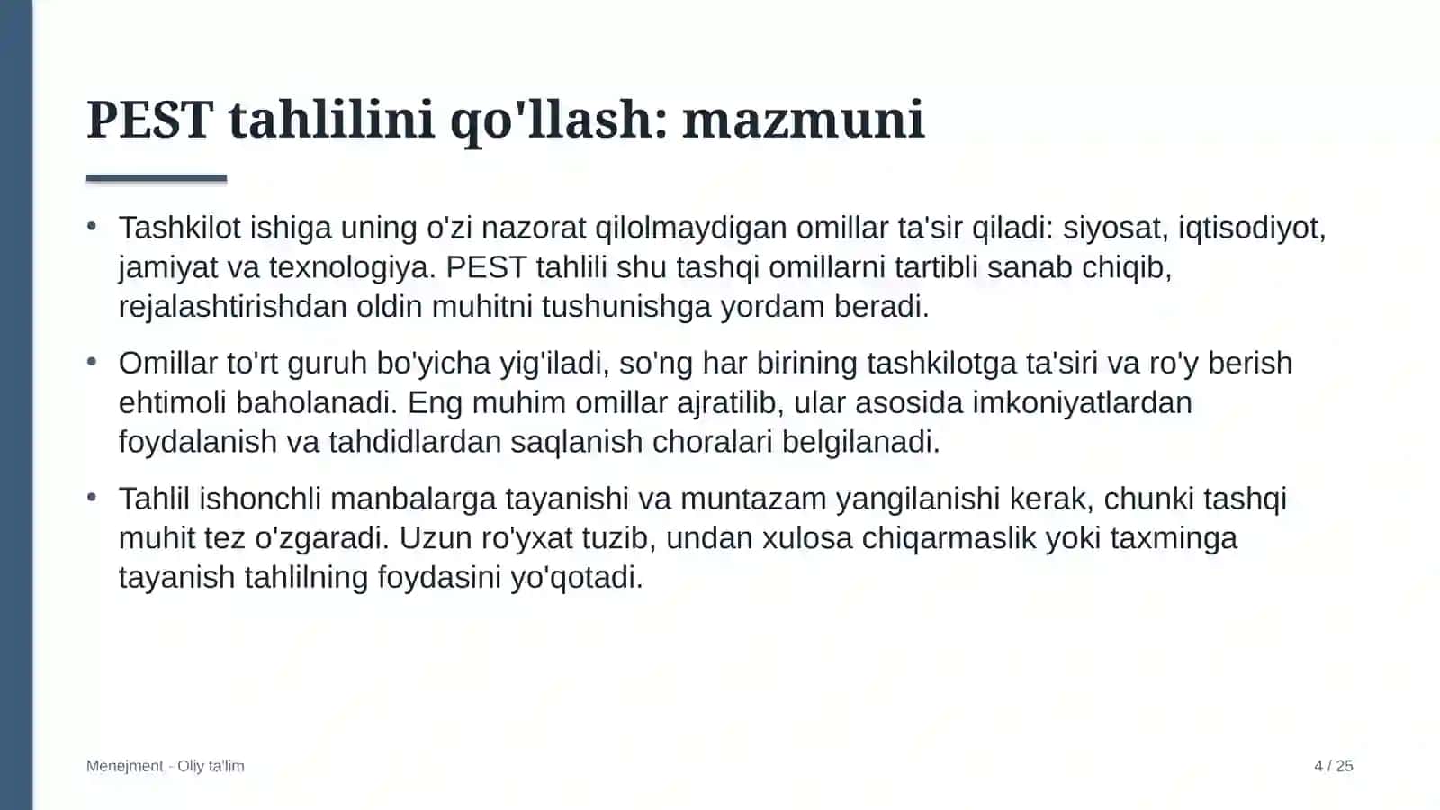 moyli ekinlar yetishtirishda pest tahlilini qo'llash 4489 4