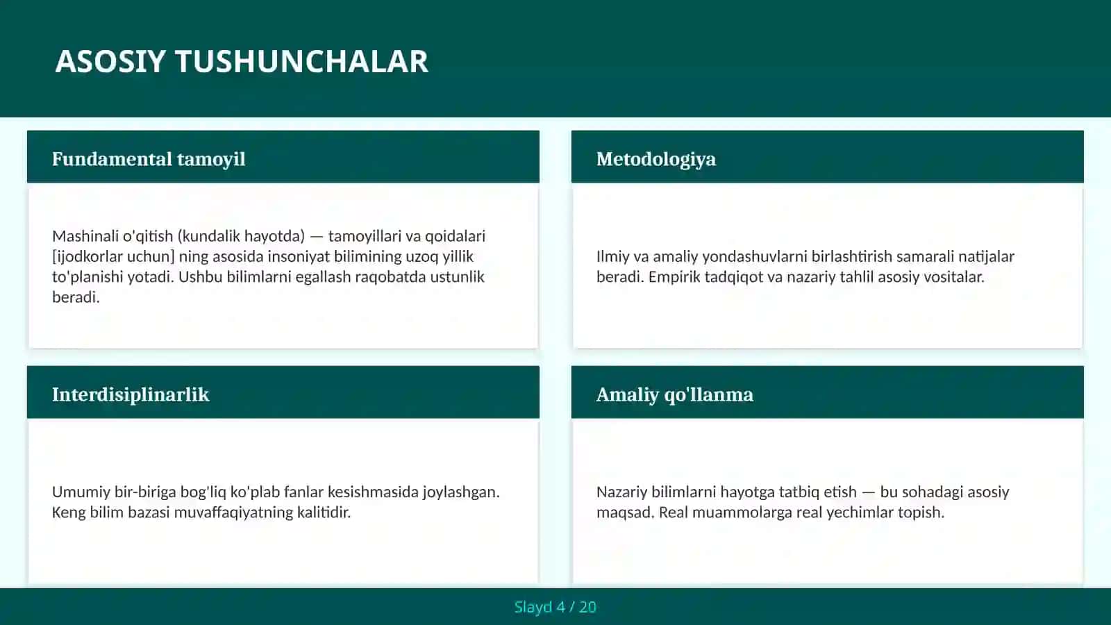 Mashinali o'qitish (kundalik hayotda) — tamoyillari va qoidalari [ijodkorlar uchun] 4