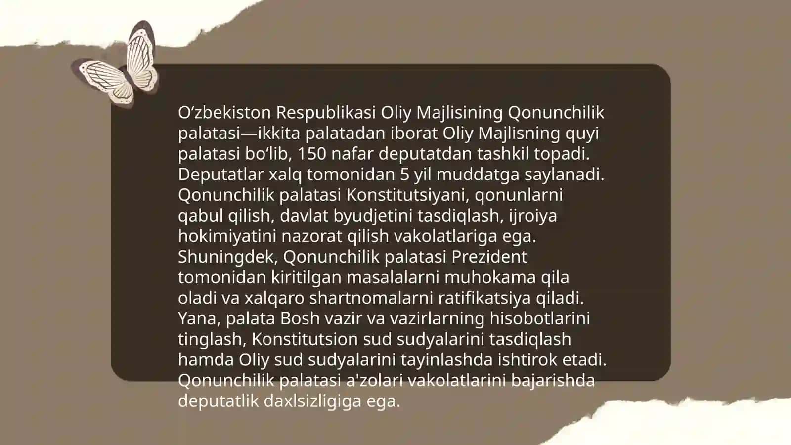 Oʻzbekiston Parlamenti 4