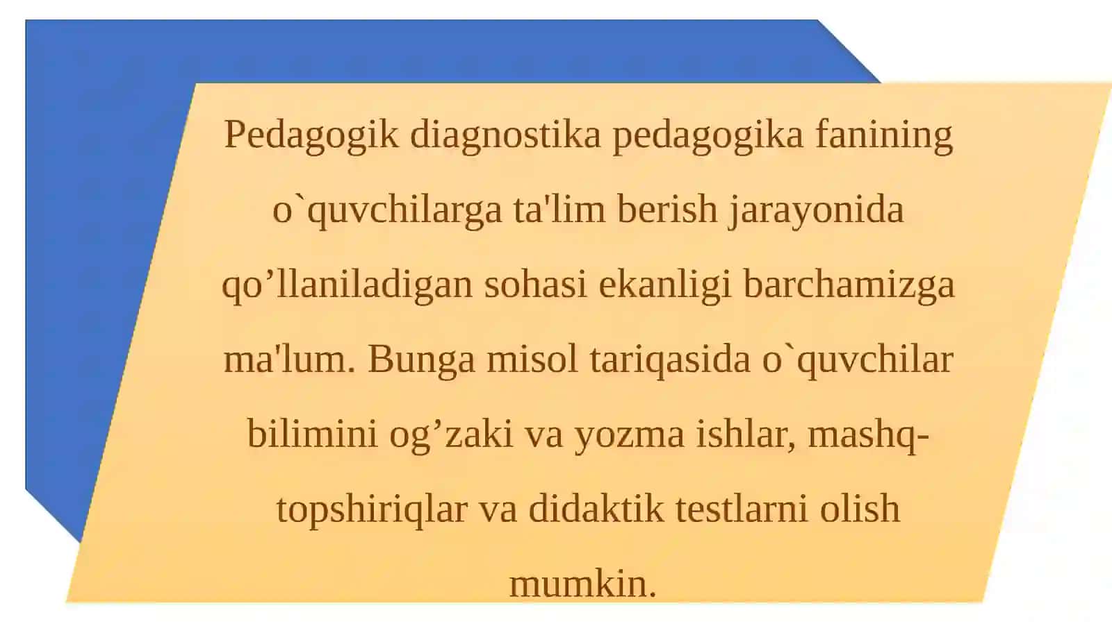 1-МAVZU. “Pedagogikdiagnostikavakorreksiya”fanigakirish. Fanningob’ekti,predmeti,maqsadivavazifalari 4
