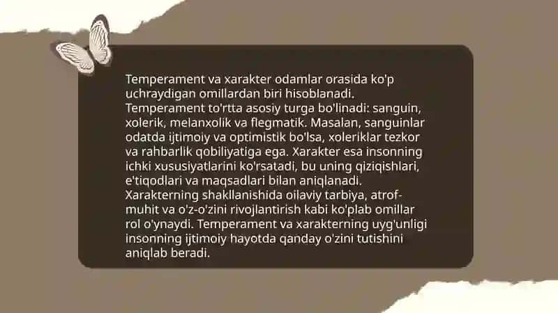 Temperament 4