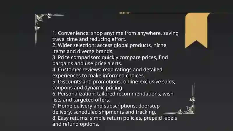Shopping online and offline 4