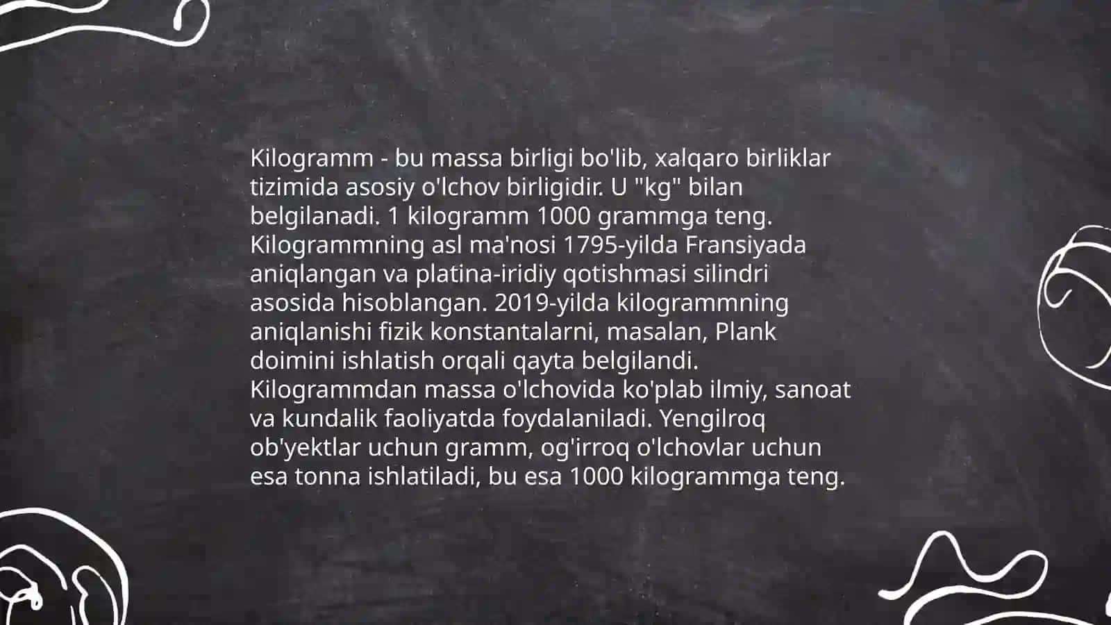 Metrik tizim 4
