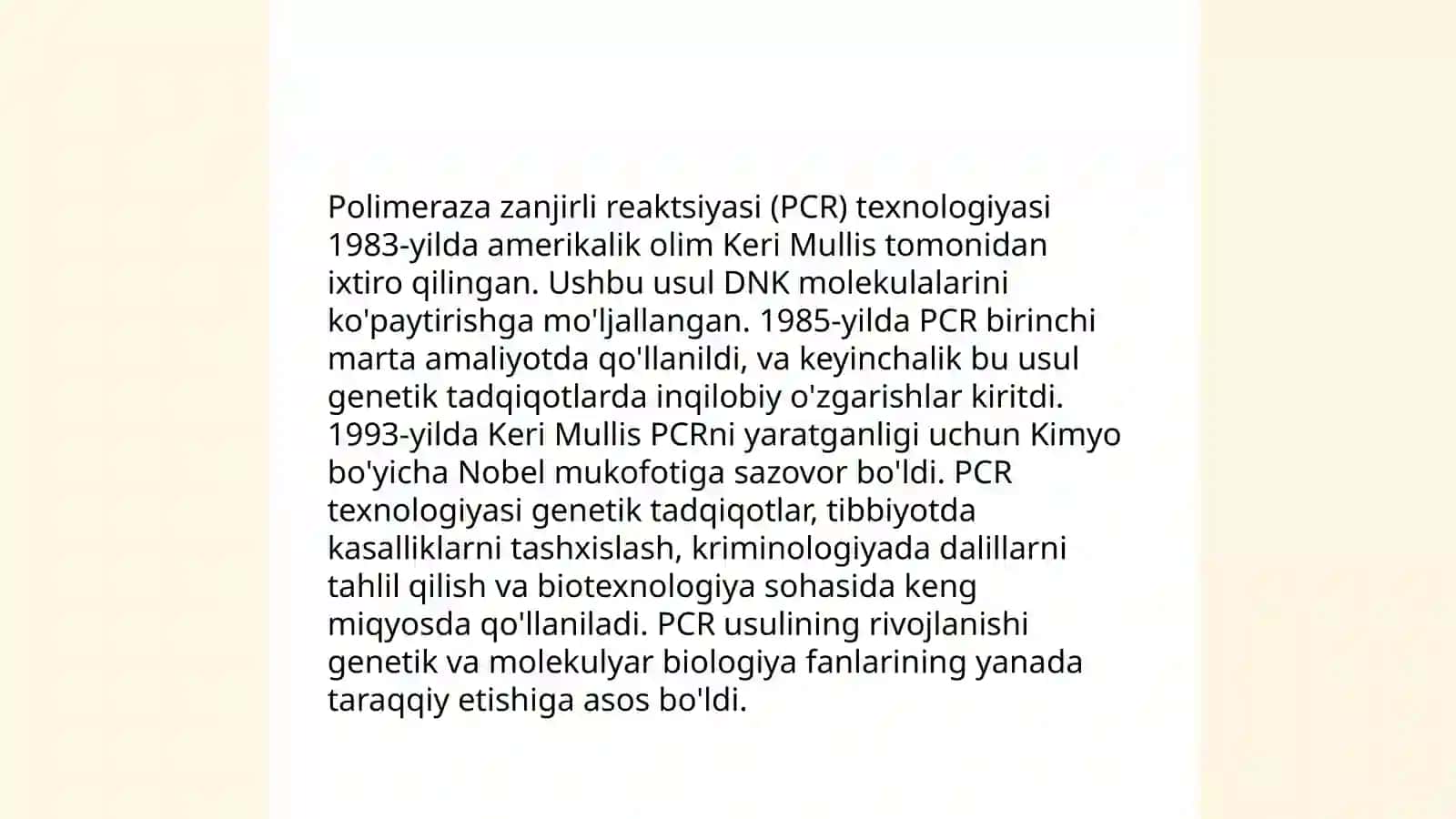 Polimeraza zanjir reaksiyasi 4