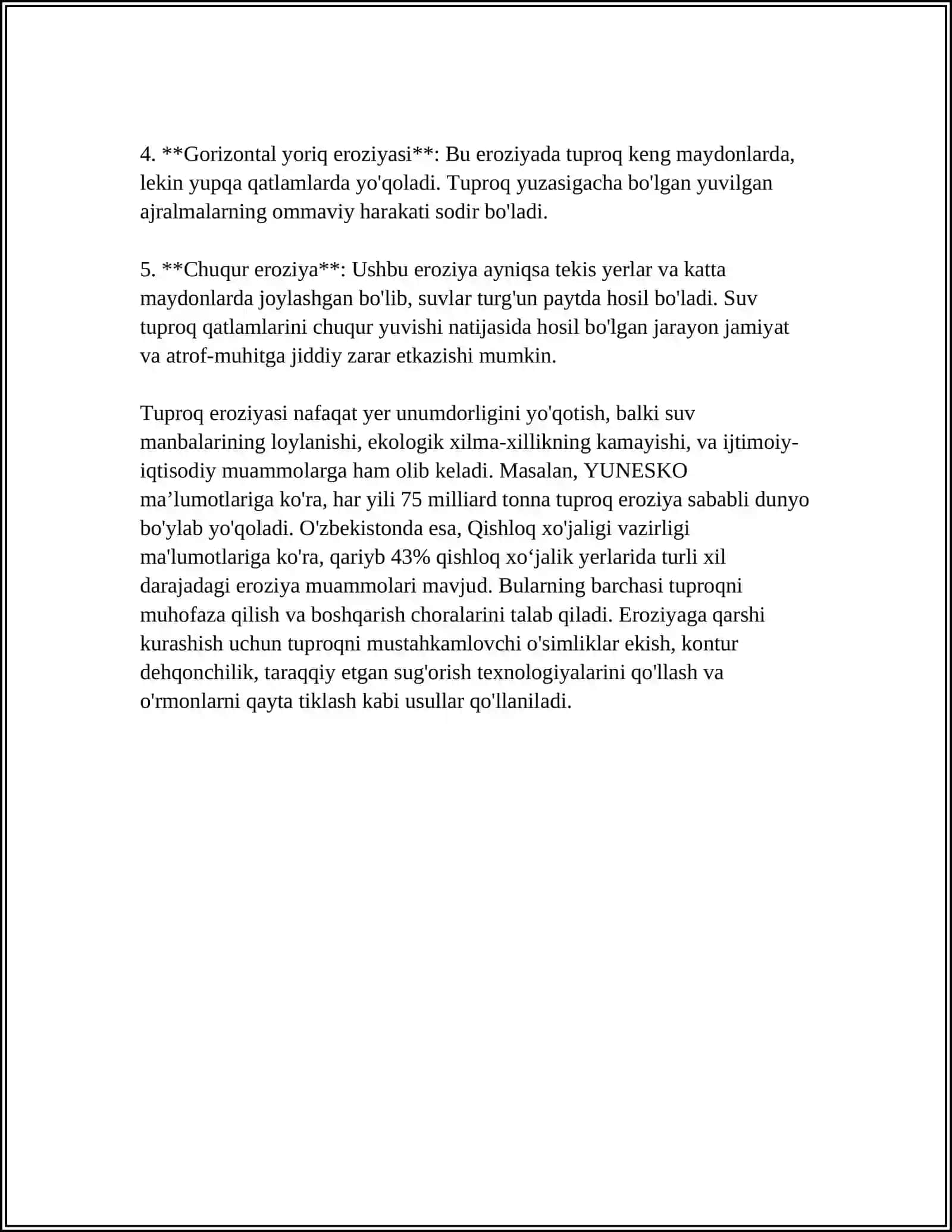 Tuproq Eroziyasi va Muhofazi 4