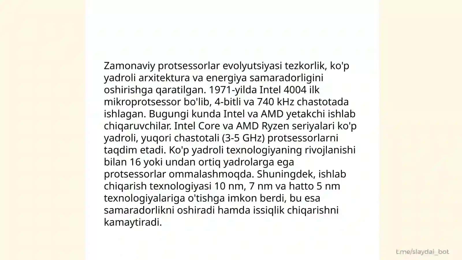 Zamonaviy shaxsiy kompuyuter texnalogiyalari 4