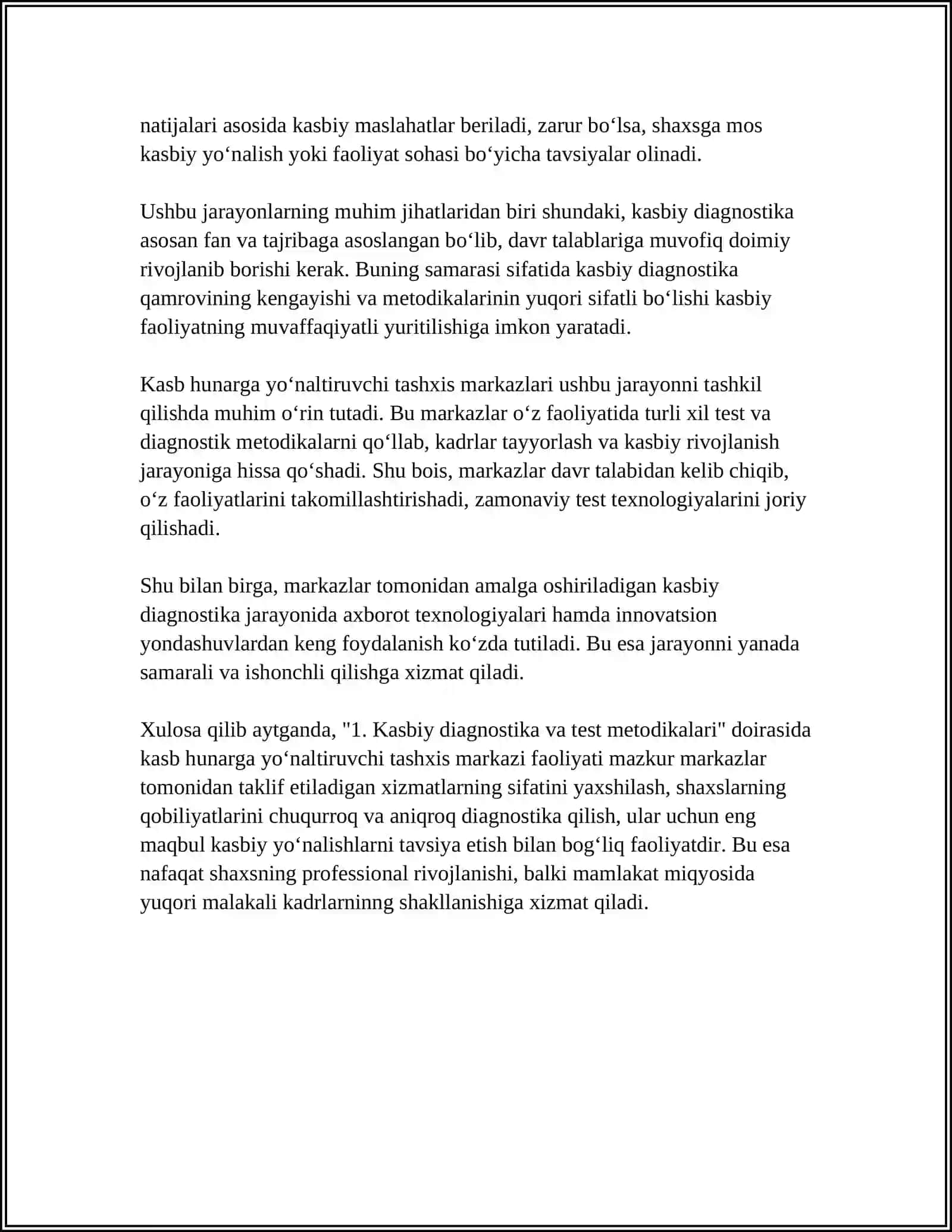 Kasbiy diagnostika va test metodikalari 4