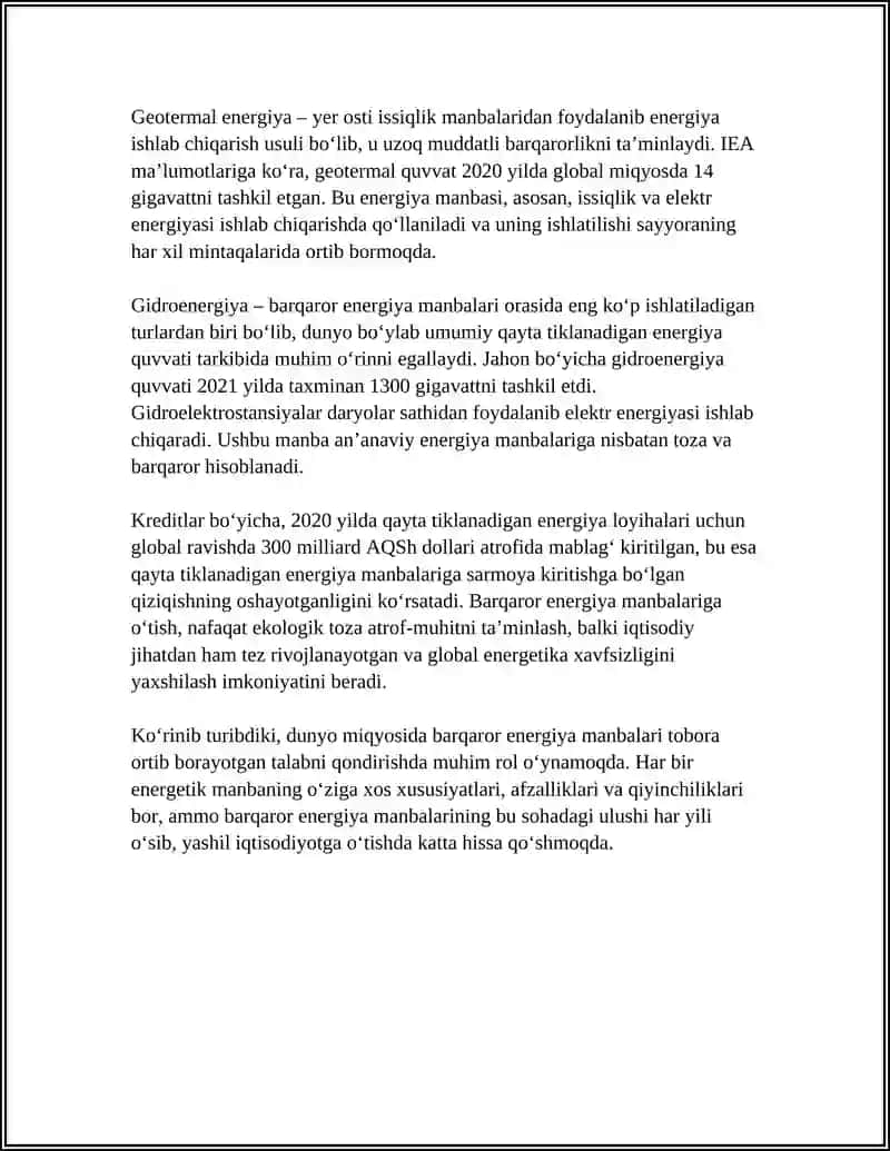 BARQAROR RIVOJLANISH MAQSADLARI 4