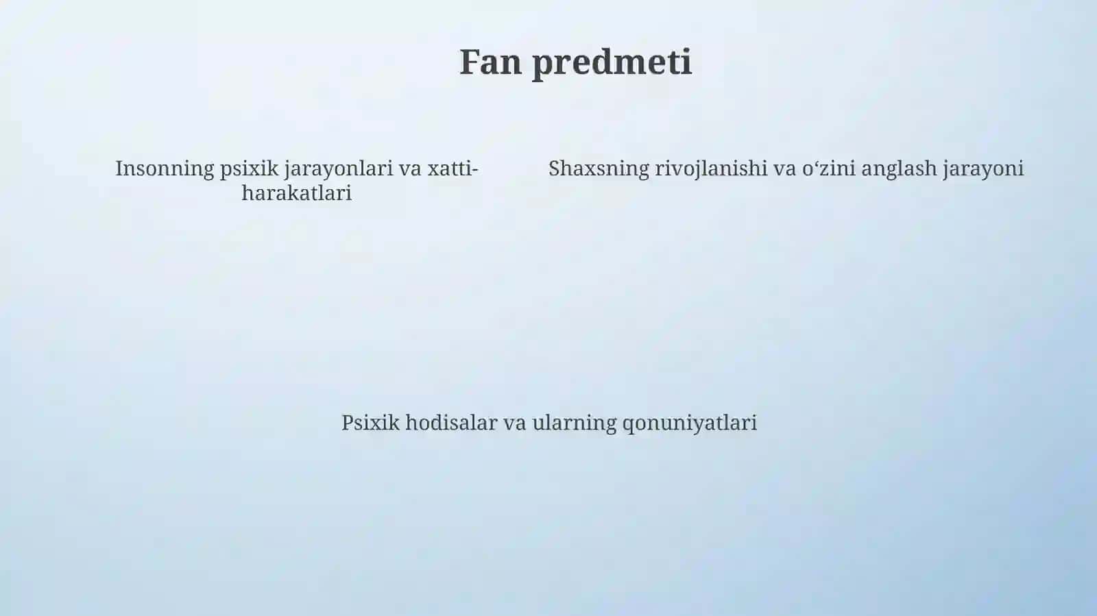 Umumiy psixologiya fanining predmeti, maqsad va vazifalari 4