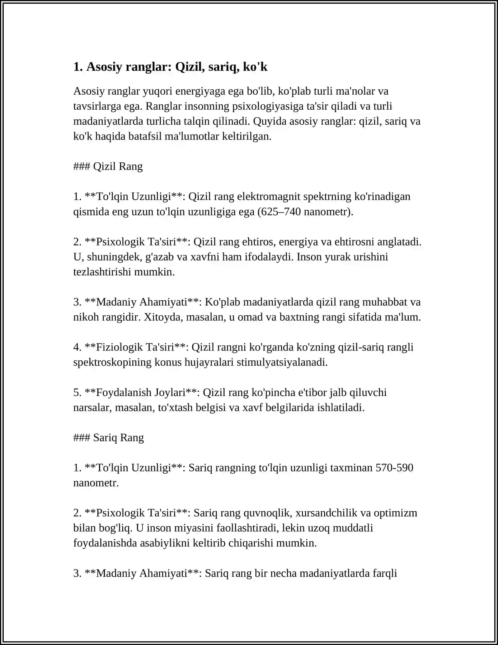 STEAM TAʼLIM TEXNALOGIYASI ASOSIDA SANAT MARKAZIDA ASOSIY RANGLARDA HOSILA RANG XOSIL QILISH RANGLAR KOMBINATSIYASI INI YARATISH 4