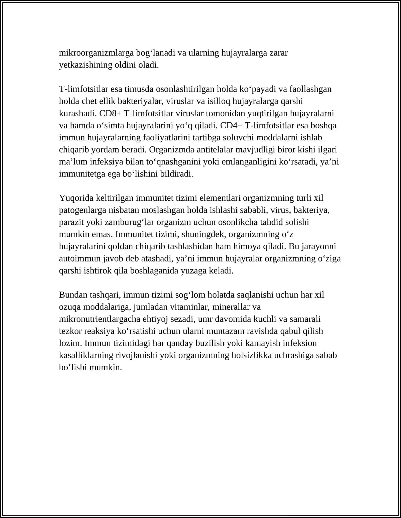 IMUN-HIMOYA REAKAIYALARINING MORFOLOGIK ASOSLARI 4