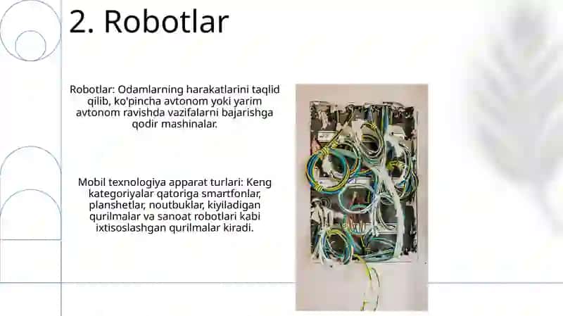 Mobil Texnologiyalarning texnik ta'minoti turlari 4