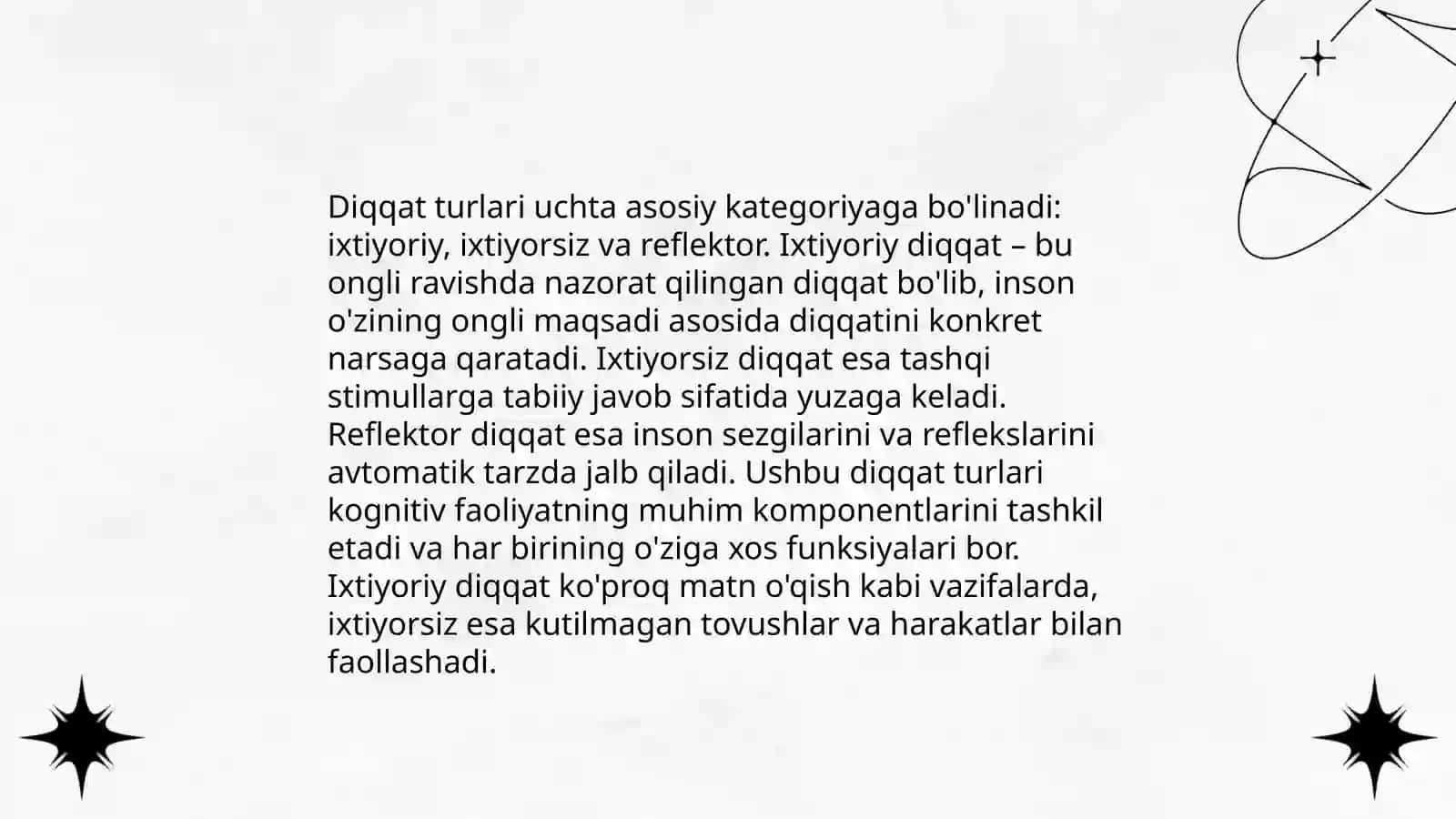 Diqqatning psixik oʻrni 4