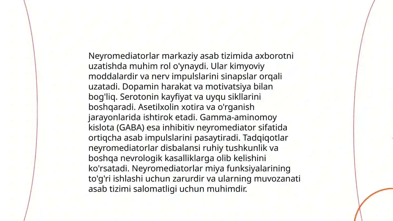 Neyronlarning o'zaro ta'siri 4