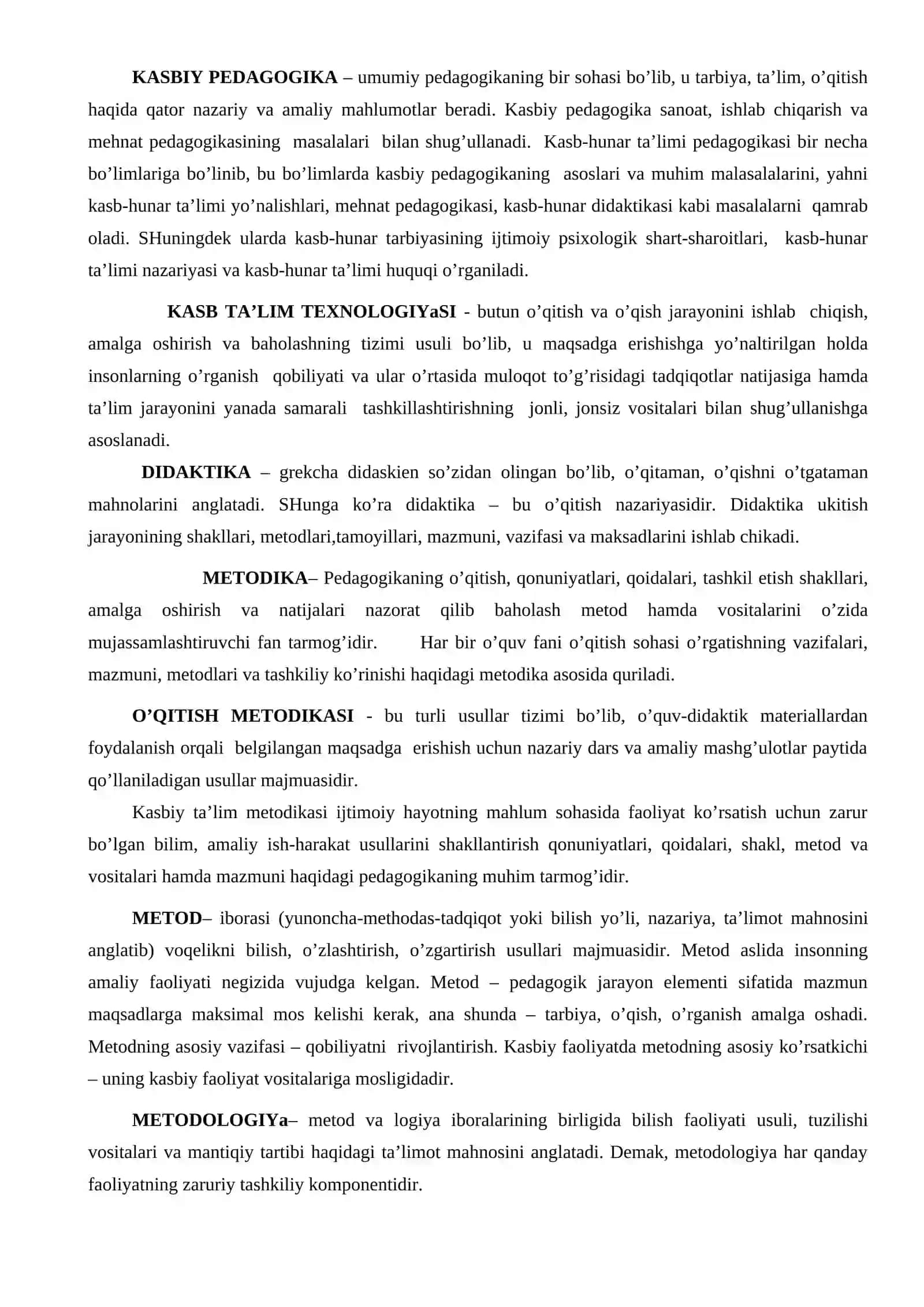 O’zbekiston Respublikasi kasbiy ta’limning rivojlanish bosichlari 4