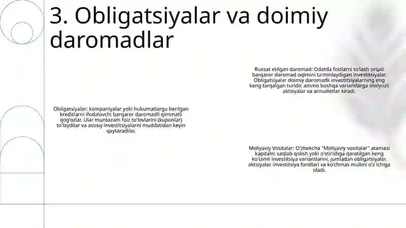 Moliyaviy Vositalar 4