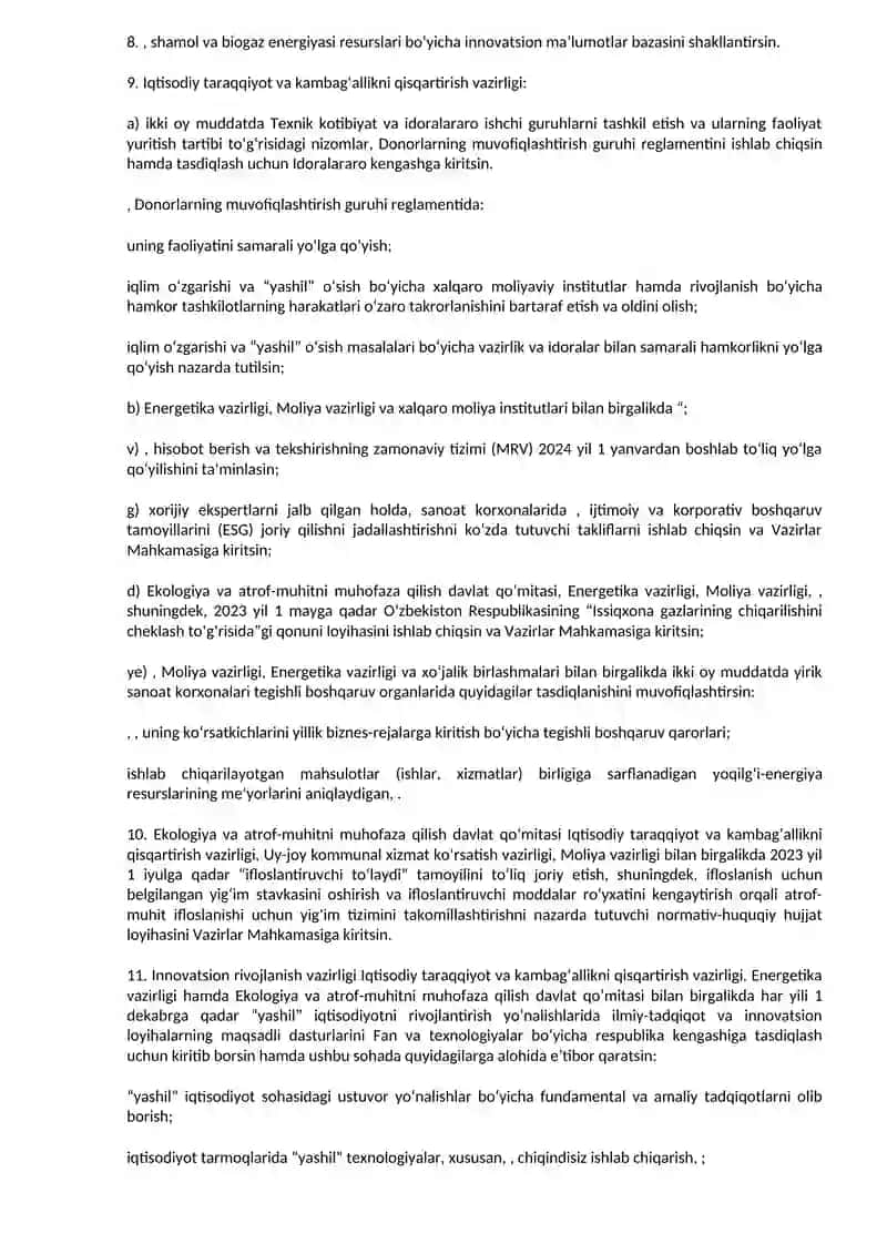 YASHIL IQTISODIOTGA O'TISH 4