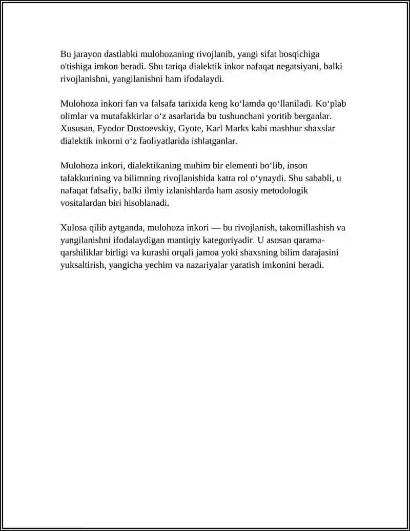 Mavzu: MULOHAZA INKORI KANYUKSIYASI VA DIZYUNKSIYASI 4