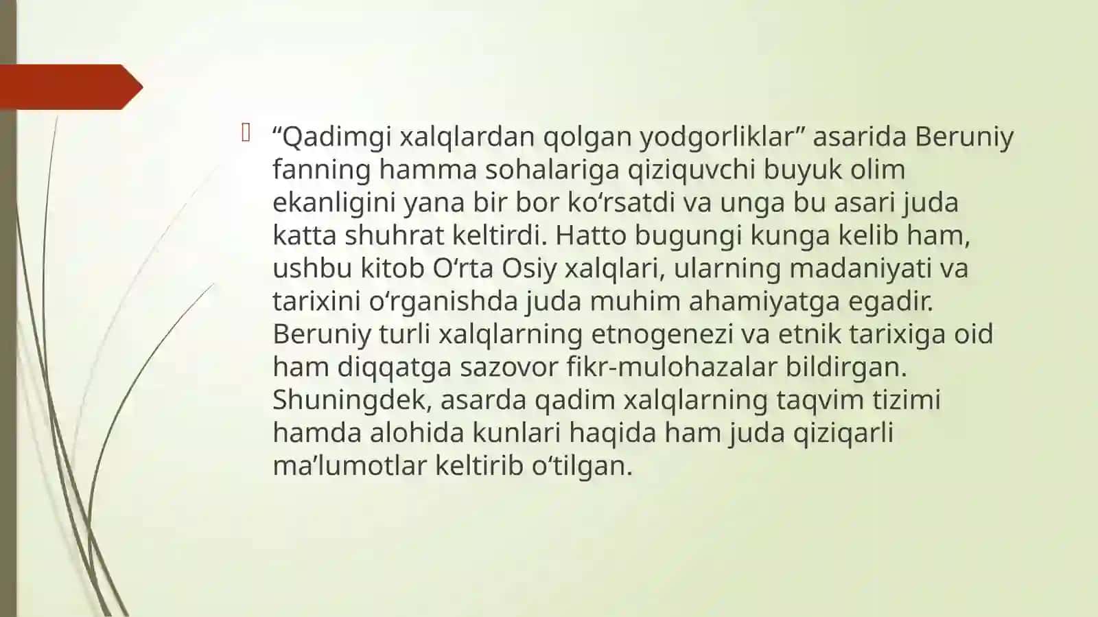 Beruniy asarlarida diniy marosimlarning yoritilishi 4