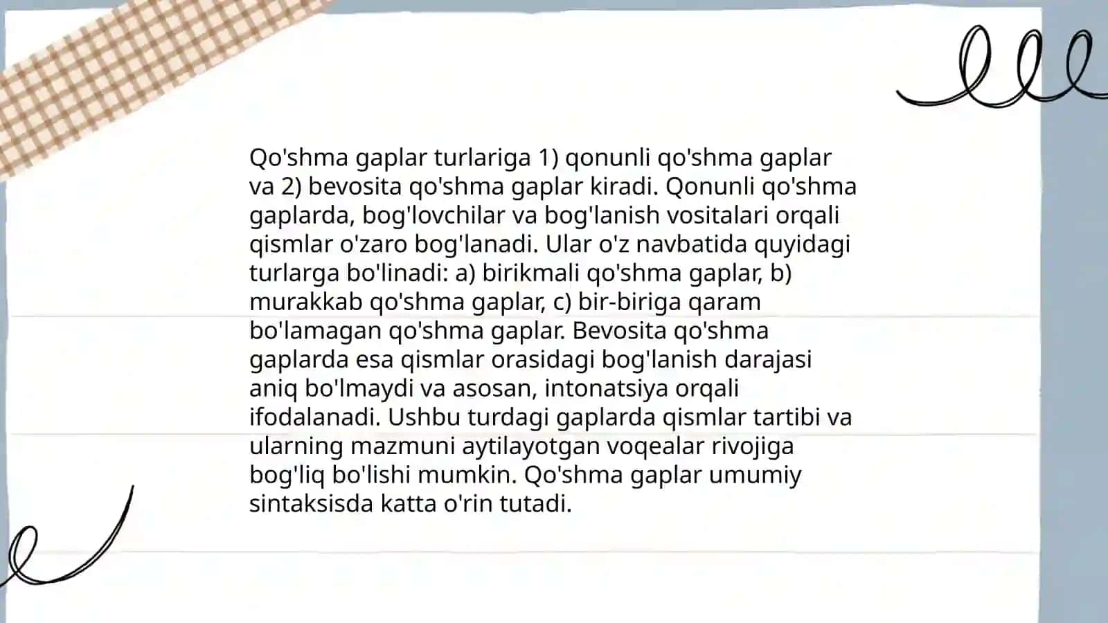 Qo'shma gap va uning turlari 4