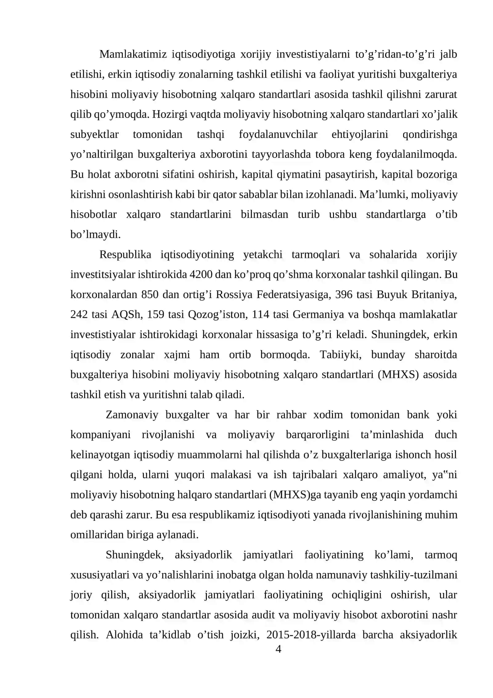 Moliyaviy hisobotning xalqaro standarti 4