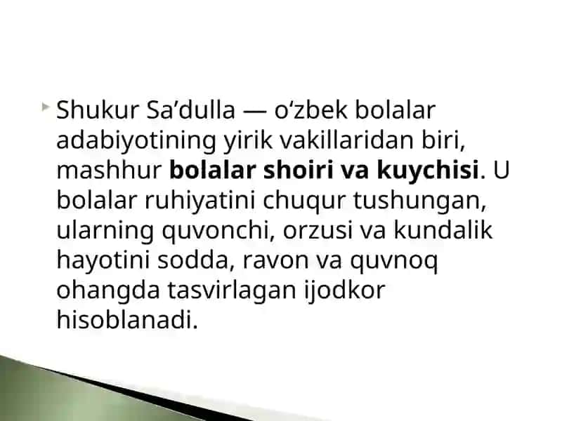 Shukur Sadulla-- bolalar kuychisi 4