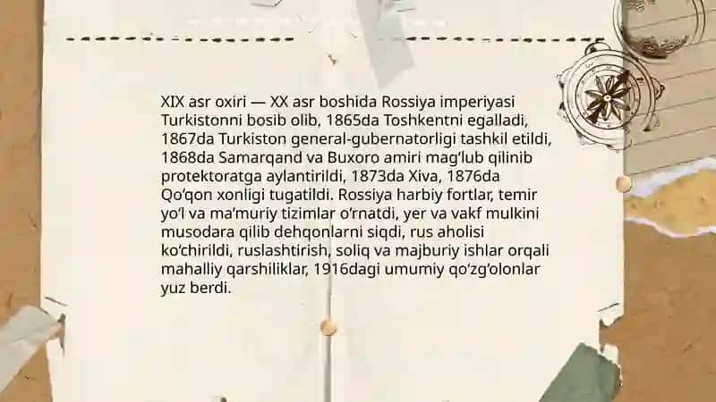 Turkistonda istilolchilik harakati 4