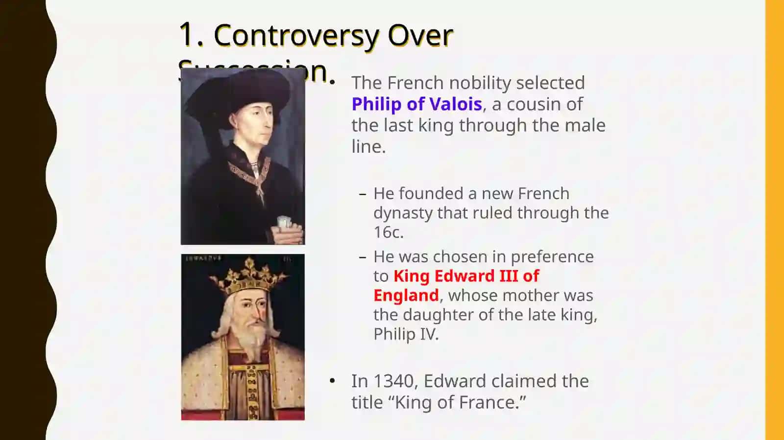 The Hundred Years' War (1337-1453) 4