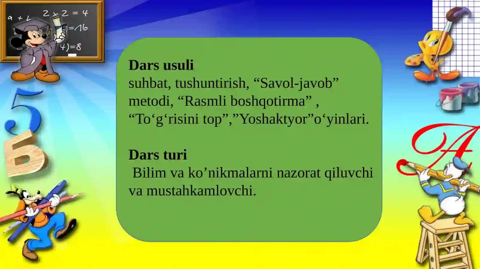 MATEMATIKA FANI O‘QITUVCHISI 9-SINF 4