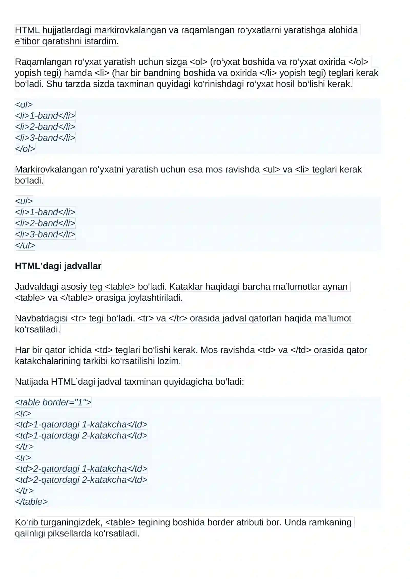 HTML va CSS 4