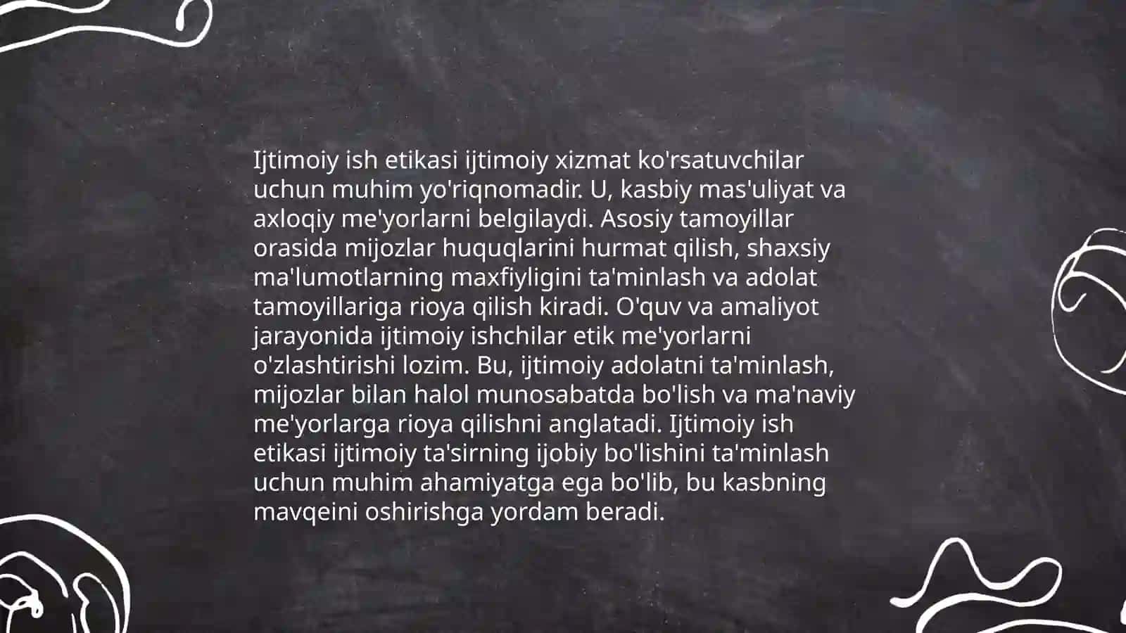 Axloqiy qadriyatlar va ijtimoiy ish qadriyatlari 4