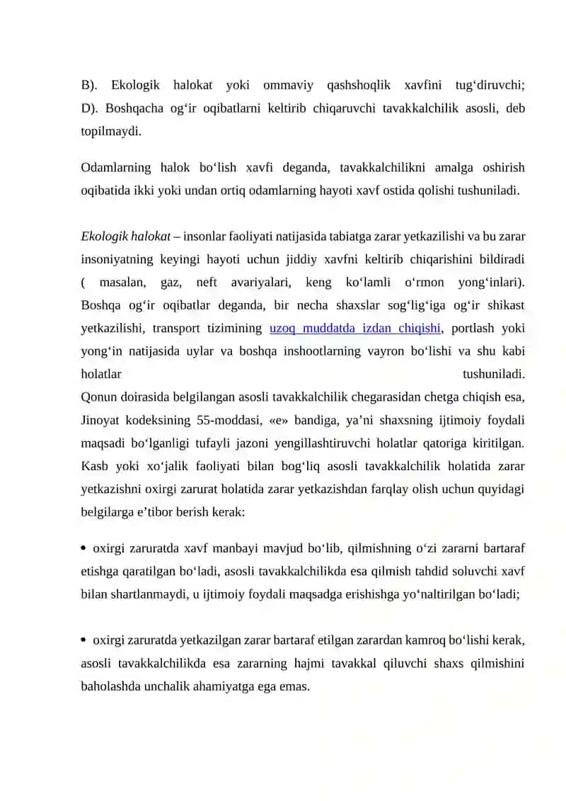 KASB YOKI XO'JALIK FAOLIYATIGA BOG'LIQ ASOSLI TAVAKKALCHILIK 4