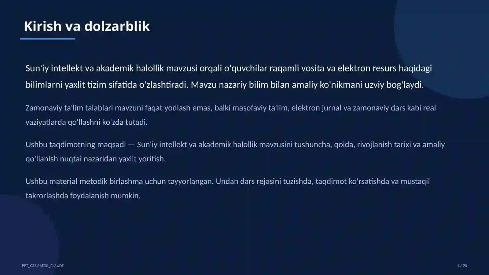 Sun'iy intellekt va akademik halollik 4