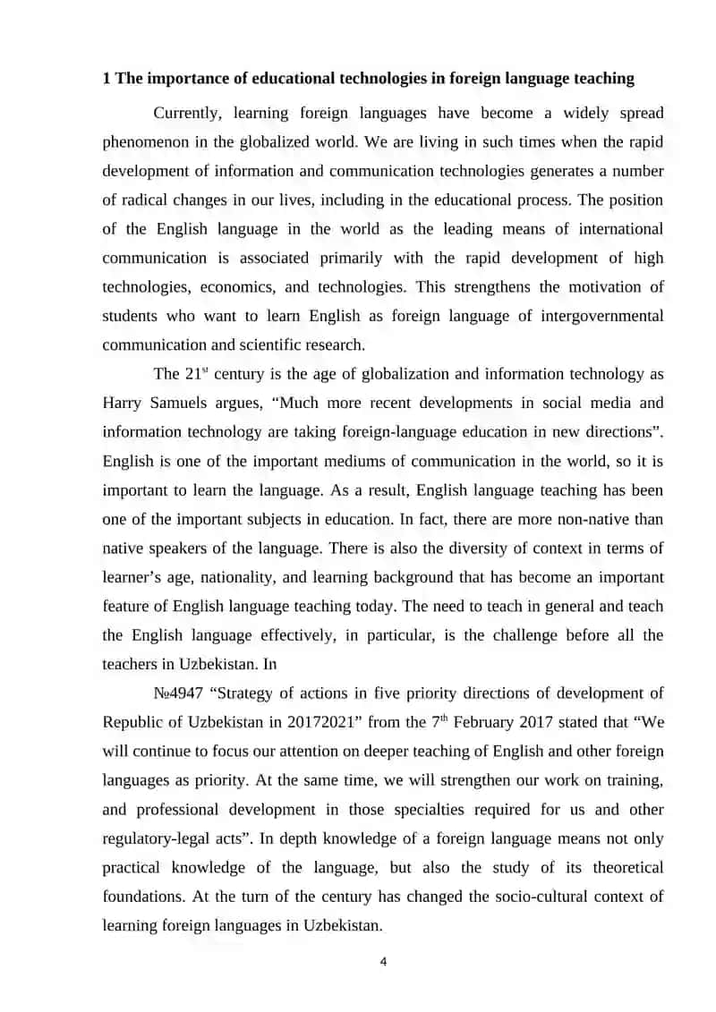 THE SIGNIFICANCE OF EDUCATIONAL TECHNOLOGIES IN ENHANCING PUPILS SOCIAL-CULTURAL COMPETENCE 4