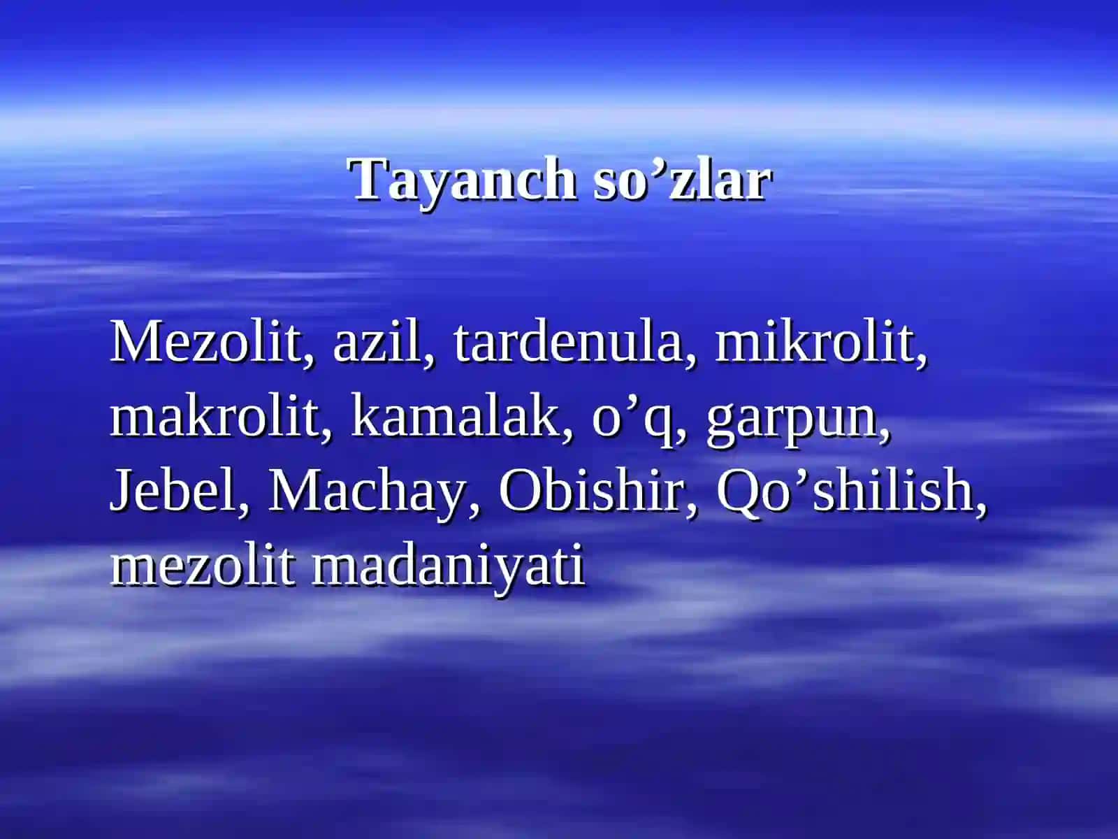 Mezolit davrida lokal madaniyat 4