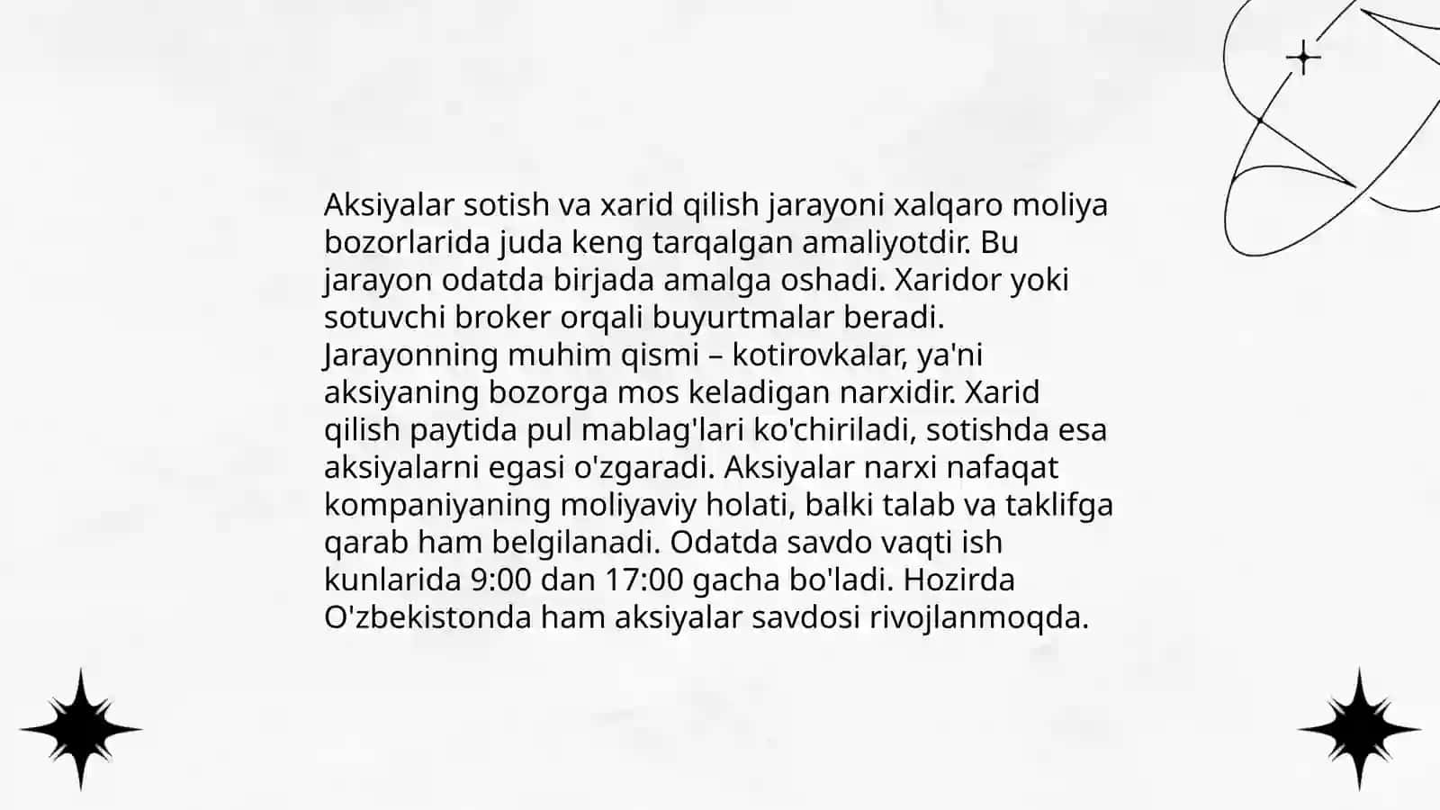 Aksiyalar bozori 4